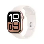 Apple Watch Series 10 GPS 46mm Cassa in Alluminio color Oro Rosa con Light Blush Sport Band - S/M