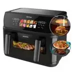 Cecotec Cecofry&grill Duoheat 10000 Friggitrice Ad Aria Doppia Resistenza 10 Litri 2800 W Due Cestelli