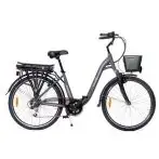 Smartway C4-L1SC-G bicicletta elettrica Grigio Acciaio 66 cm (26") 25 kg Ioni di Litio