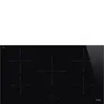 Smeg Universal SI2951D piano cottura Nero Da incasso 90 cm Piano cottura a induzione 5 Fornelli