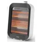 Olimpia Splendid Quarzia Slim Interno Nero 800 W Riscaldatore ambiente elettrico a infrarossi