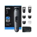 Braun AIO3540 tagliacapelli Nero Grigio Nichel-Metallo Idruro