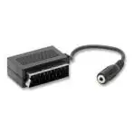 nuovaVideosuono Scart-3.5mm M-F Cavo SCART SCART (21-pin) Nero