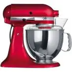 KitchenAid 5KSM156ECA Sbattitore con base 300 W Rosso
