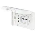 POLYPOOL PP6097X presa energia 2x AC Bianco