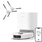 Dreame L10 Prime VM Combo Robot Aspirapolvere con 2 Spazzole laterali aggiuntive(3 in totale), Sollevamento del Mocio da 7 mm, Mocio Autopulente, Navigazione LDS, Aspirazione 4000Pa, Mappatu