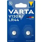 Varta ALKALINE V13GA, LR44 (Batteria Speciale , 1.5V) Blister da 2