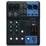 Yamaha MG06 mixer audio 6 canali Nero
