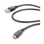 Cellularline USB Data Cable - Micro USB Cavo dati comodo e versatile Nero