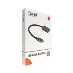 TUNIT TTCTA00 cavo USB USB 3.2 Gen 1 (3.1 Gen 1) USB C Grigio