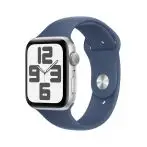 Apple Watch SE GPS 44mm Cassa in Alluminio Color Argento con Denim Sport Band - S/M