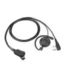 Kenwood EMC-12W Auricolare Cablato A clip Musica e Chiamate Nero