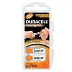 Duracell Easy Tab 13 Arancio - Batterie per Apparecchio Acustico (Confezione da 6)