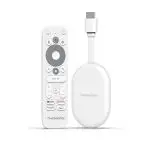 THOMSON Google TV Go Cast 150, Dongle per streaming 4K UHD, Dolby Atmos, Dolby Digital+, Controllo vocale, Googlecast, SDRAM 2 GB, Flash 8 GB, Adattatore di alimentazione multipresa
