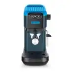 Ariete 1399 Sky Blue Macchina da caffè espresso, Per polvere e cialde ESE, 1300 W, Capacità 1,1L, 15 bar di pressione, Filtro 1, 2 tazze e cialda ESE, Cappuccino, Blu