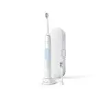 Philips Sonicare ProtectiveClean 5100 Spazzolino Elettrico Sonico Bianco, con custodia da viaggio HX6859/29