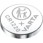 Varta LITHIUM Coin CR1220 (Batteria a bottone, 3V) Blister da 1