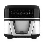 Cecotec Cecofry Dual 9000 Singolo 9 L Indipendente 2850 W Friggitrice ad aria calda Nero, Acciaio inossidabile