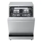 LG DF375HVS Lavastoviglie libera installazione, Classe A, 14 Coperti, Vapore, WI-FI, Grigia