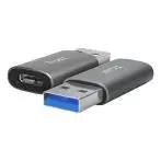 Trust Coppia Adattatori Calyx USB Type-C USB tipo A Grigio