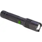 Poly Pool PP3154 Torcia Led Portatile 10W ALU1000 Ricaricabile Usb-c e Power Bank Luce D'Emergenza o Lavoro in Alluminio Portata 240m con Luce Regolabile