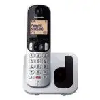 Panasonic KX-TGC250JTS telefono Telefono DECT Identificatore di chiamata Nero, Argento