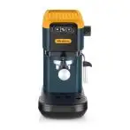 Ariete 1399 Mango Yellow Macchina da caffè espresso, Per polvere e cialde ESE, 1300 W, Capacità 1,1L, 15 bar di pressione, Filtro 1, 2 tazze e cialda ESE, Cappuccino, Giallo
