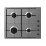 Candy CHW6LBX Acciaio inossidabile Da incasso Gas 4 Fornello(i)