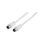 nuovaVideosuono 9/15 W cavo coassiale 2 m IEC 9.5mm Bianco