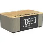 Kenwood Electronics CR-ST40DAB-M Orologio Digitale Beige, Nero, Legno