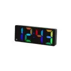 Lowell D9538N Orologio Sveglia da tavolo digitale nero muilticolore