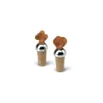 Foppapedretti U59 Set tappi bottiglie fiore cuore 