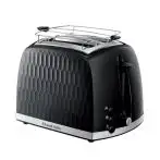Russell Hobbs Honeycomb Black 2 Slice Toaster 6 2 fetta/e 850 W Nero