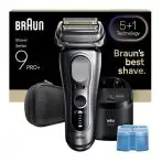 Braun Series 9 Pro+ 9667CC Rasoio Trimmer Argento