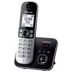 Panasonic KX-TG6861 Telefono Cordless DECT Identificatore di chiamata Nero, Grigio