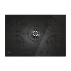 Candy CVG74WTB Piano Cottura Nero Da incasso 75 cm Gas 5 Fornello(i)
