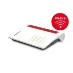 AVM FRITZ!Box 7530 AX router wireless Gigabit Ethernet Dual-band (2.4 GHz/5 GHz) Rosso, Bianco