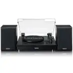 Lenco LS-101BK piatto audio Giradischi con trasmissione a cinghia Con Diffusori Acustici Separati 10W X 2