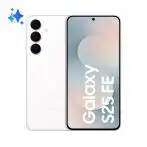 Samsung Galaxy S25 FE, Smartphone AI, Display Dynamic AMOLED 2X 6.7'', Fotocamera 50MP, 8GB RAM, 256GB, Batteria 4.900 mAh, White