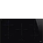 Smeg Universal SI2951D piano cottura Nero Da incasso 90 cm Piano cottura a induzione 5 Fornelli