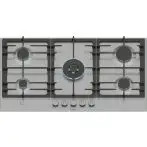 Bosch Serie 6 PCR9A5I90 , Piano cottura a gas, 90 cm, Acciaio inox