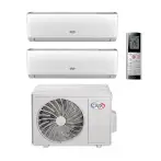 Argo Clima Condizonatore 2 unità interne 9000 + 12000 Btu/h con Wifi + unità esterna 21000 Btu/h con Wifi
