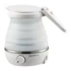 Melchioni Family Mrs Kettle Bollitore da Viaggio Pieghevole 0,6L Doppio Voltaggio 800W