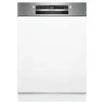 Bosch SMI4EVS08E lavastoviglie da incasso Serie 4 frontalino in acciaio spazzolato