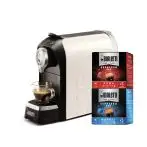 Bialetti Super Macchina da Caffè a Capsule Bundle Super Bianco + 32 caps