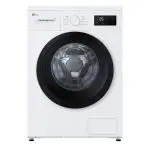 LG F4NA10S8NWK Lavatrice slim 8kg, Classe A, 1400 giri, Programma igiene con vapore, Top rimovibile, White