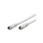 nuovaVideosuono 19/03 cavo coassiale 10 m Tipo F Bianco