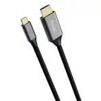 Trust 25630 adattatore per inversione del genere dei cavi USB-C HDMI Nero, Argento
