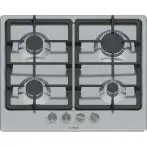 Bosch Serie 4 PGP6B5K90 Piano cottura a gas 60 cm 4 fuochi Acciaio Inox