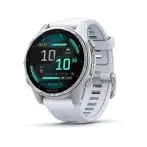 Garmin Fenix 8 3,3 cm (1.3") AMOLED 43 mm Digitale 416 x 416 Pixel Touch screen Argento Wi-Fi GPS (satellitare)